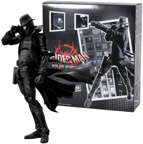 Sentinel Legends Spider Man Sentinel Noir - 6.7 inches with moveable joits - Collectible