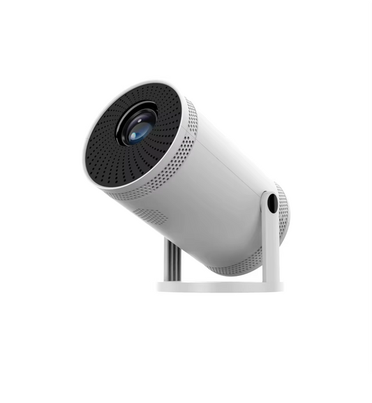 Portable Mini Projector, Native 4K 1080P Resolution, 260 ANSI Lumens, WiFi 6 Dual Band, Bluetooth 5.0, 180° Rotation, Compatible with PC, Smartphone, Xbox, PS3/4