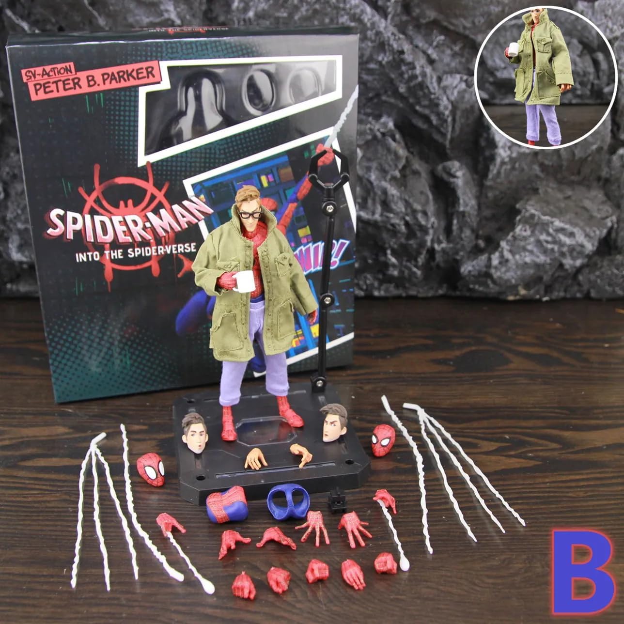 Peter B Loose into The Verse - 6 inches - Premium moveable Joints - Multiple Accessories - Collectible