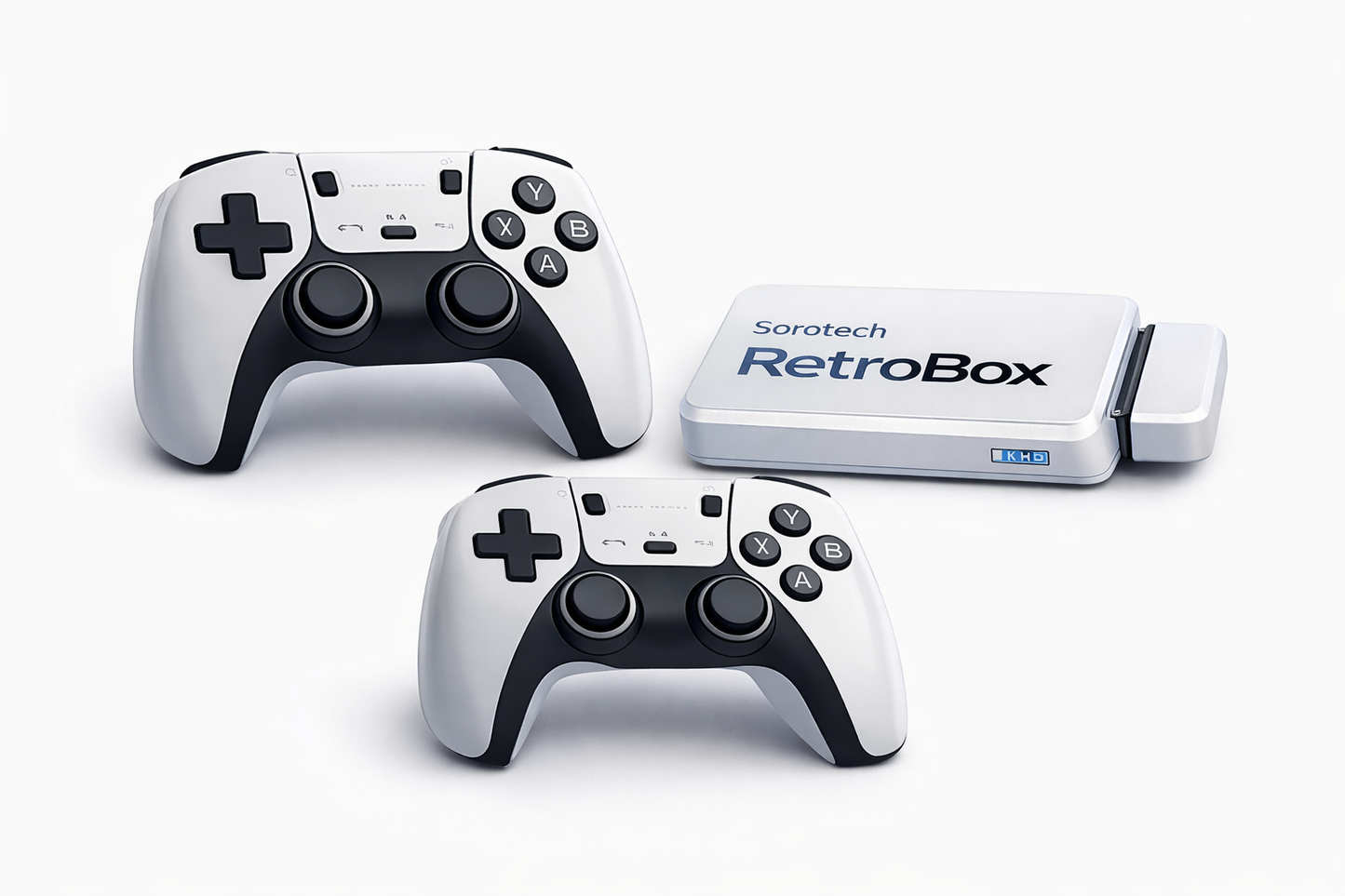 Sorotech RetroBox 4K Gaming Console – 40K+ Classic Games Plug & Play HDMI System with Wireless Controllers