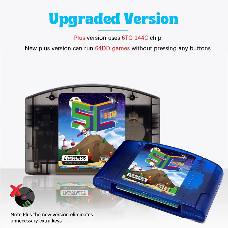 Summer Cart 64 – Open Source N64 Flash Cartridge | 64DD Compatible + 16GB SD Card | Legacy Collector’s Edition