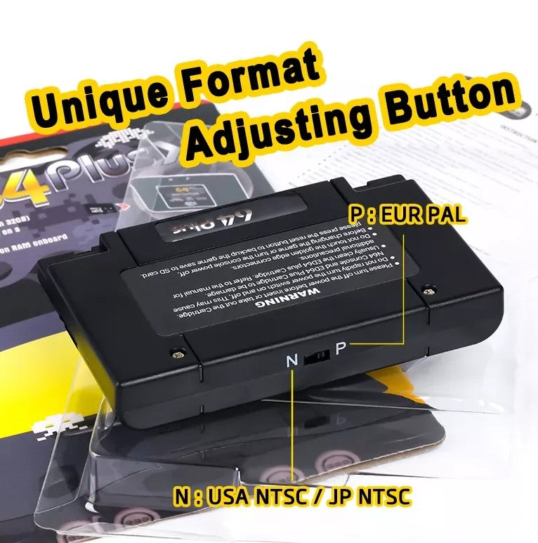 340 in 1 Retro Games for N64 - Region Free - 16gb Memory Flash Drive to Save Progress and Fast Loading