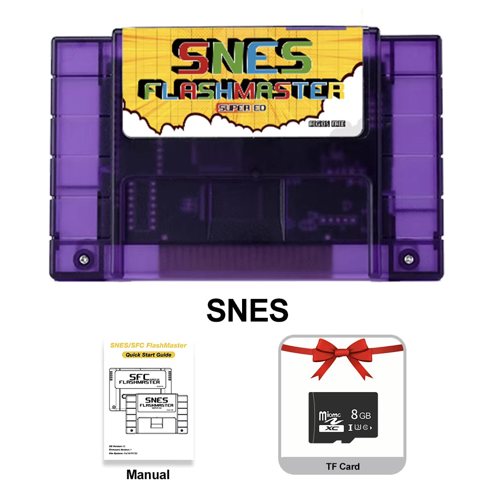 SNES EverDrive Flash Cartridge for Super Nintendo (SNES) – SD Card Retro Gaming Cart