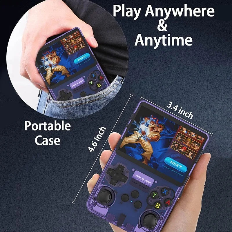 R36S Retro Handheld Game Console 128GB – 3.5” IPS Screen Portable Gaming System