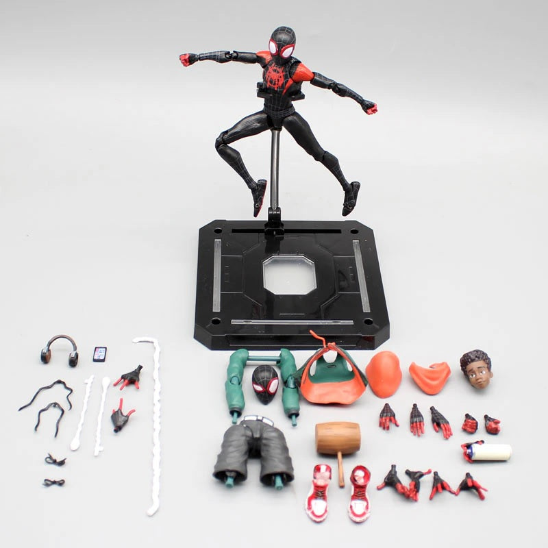 Miles Morales Sentinel SV Super Heroes 15cm/6inch Joints Moveable Action Figure Collectable Model Ornaments Toy Birthday Present